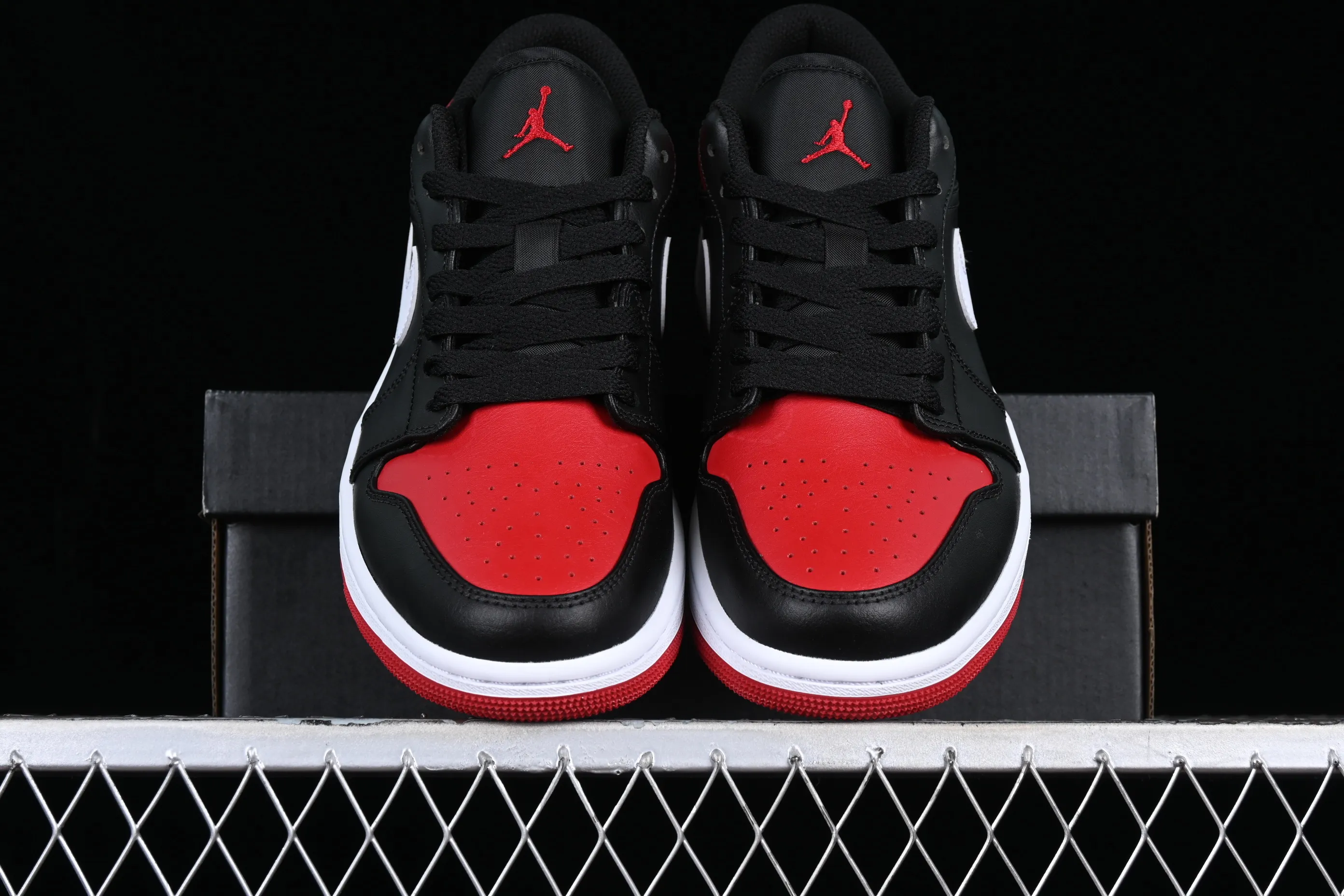 All categories Air Jordan Jordan series basketball shoes Air Jordan 1 Low G version pure original Air Jordan 1 Low "Shattered Backboard" AJ1 Joe 1 new black and red low-top cultural casual sneakers 553558-066